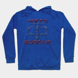 valentine's day math heart graph design Hoodie